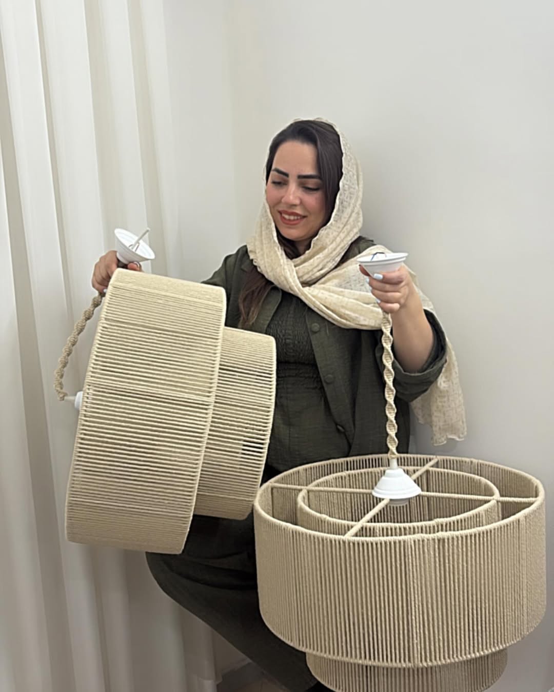 لوستر کنفی مدل سپیده