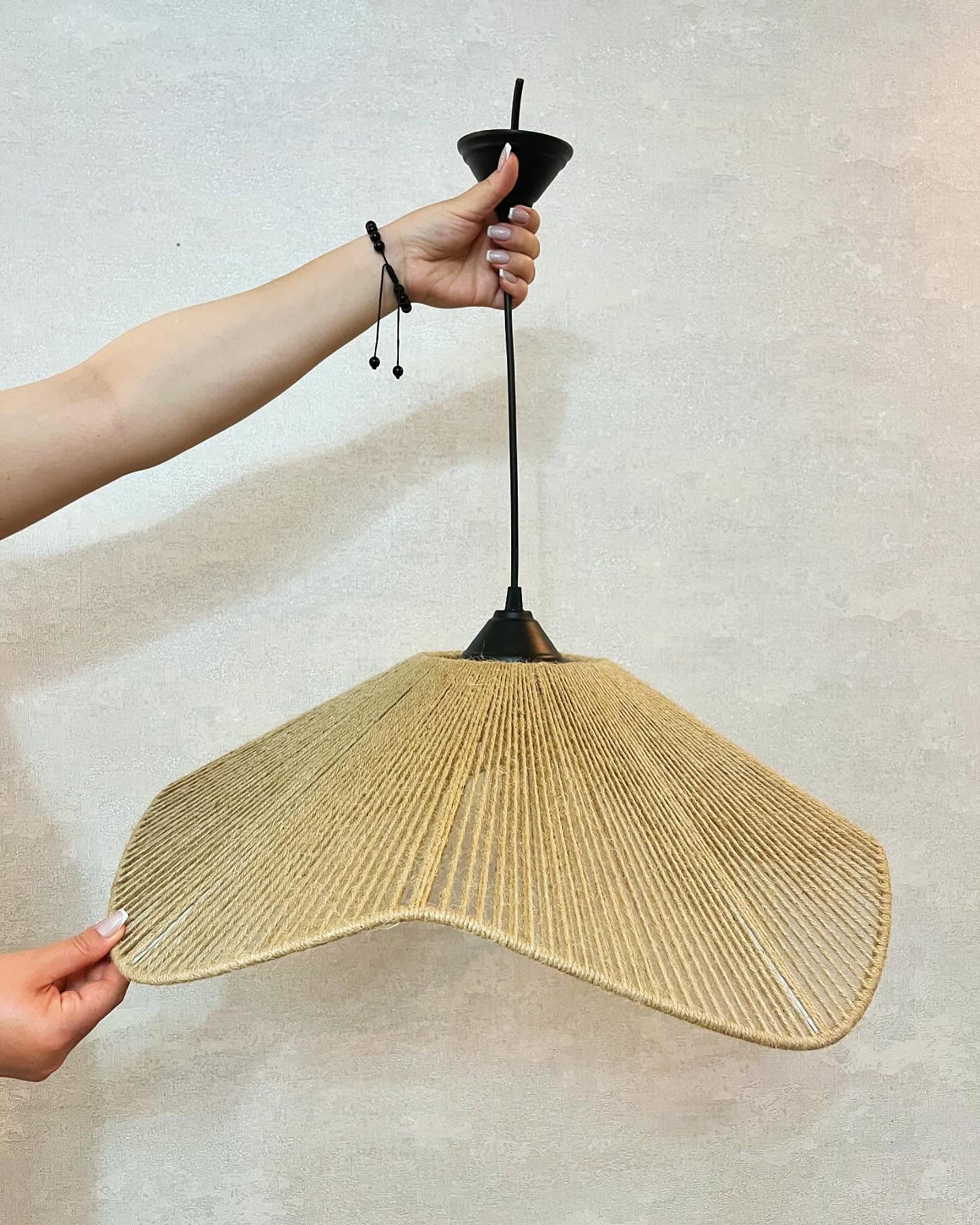 لوستر کنفی دستباف مدل لاله